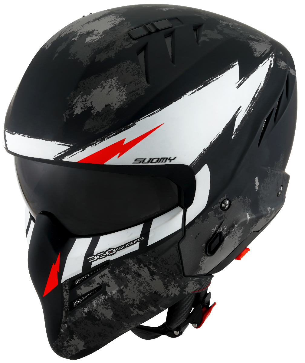 ARMOR HI VOLT MATT BLACK/WHITE