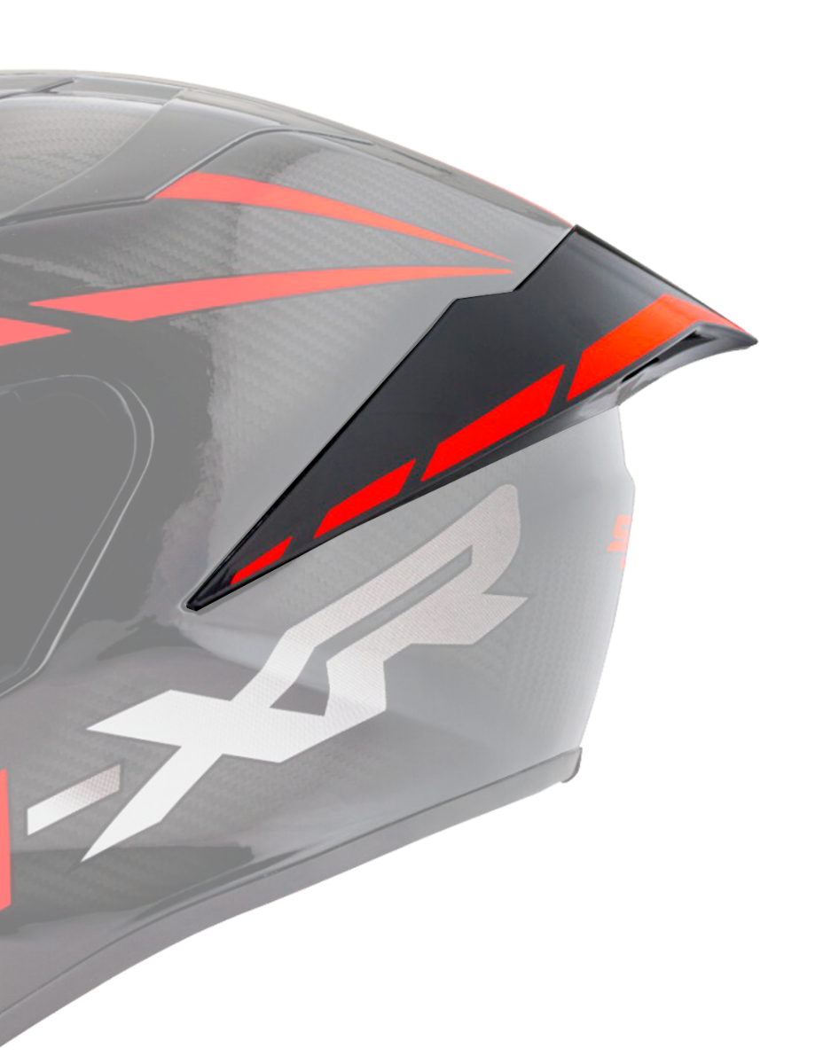 S1-XR GP SPOILER CARBON HYPERSONIC RED