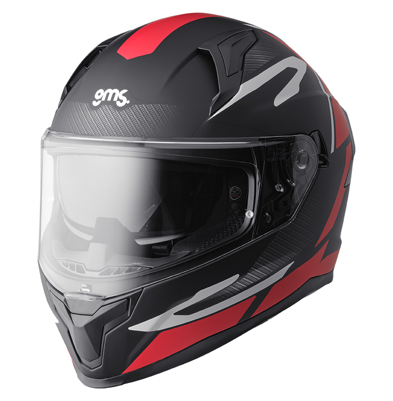VELOX GRAPHIC MATT BLACK/RED/WHITE
