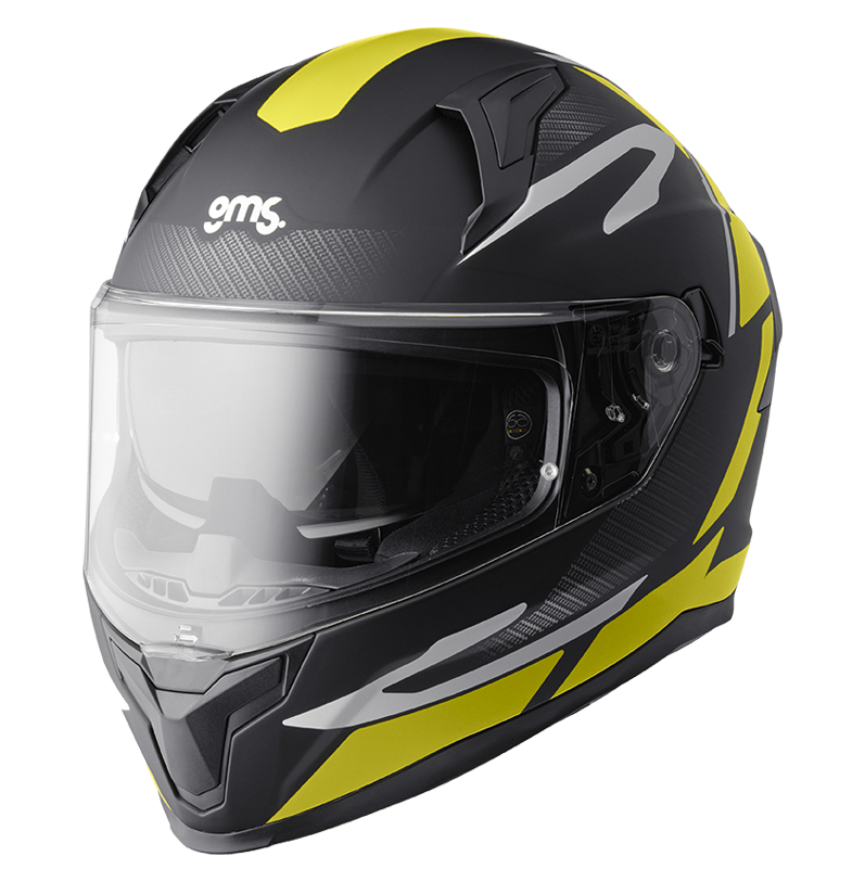VELOX GRAPHIC MATT BLACK/YELLOW/GREY